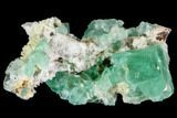 Green Fluorite Crystal Cluster - South Africa #111570-1